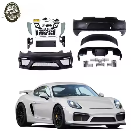 Modification Kit for Porsche Cayman 987 Bumpers Spoiler Auto Parts Conversion Kit porsche Cayman 987