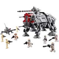 Sesuai dengan LEGO Star Wars AT-TE Walking Mech, Millennium Falcon Starship, Building Block Toy 7533