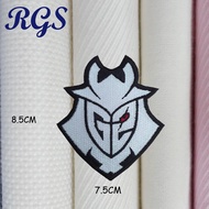 CSGO & DOTA 2 G2 Esports Logo Sew On Iron On Embroidered Jahitan Patches Patch Embroidery Badge