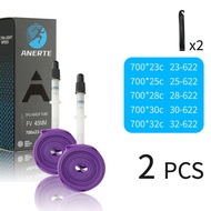 NPY Purple Road Bicycle TPU Inner Tube 700x23C 25C32C Cycling Bike Tires Camera Tyre 700C Pneu Aro F