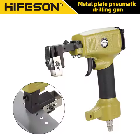 HIFESON DK10 3.2-6MM Diameter Light Metal Advertising Words Pneumatic Punching Gun Stainless Steel L