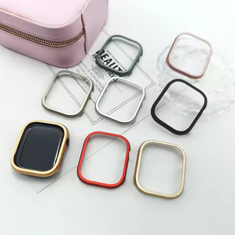 Aluminum alloy case for iwatch S11 S10 S9 SE 49 46 45 44-38mm protective case for Apple Watch Ultra 