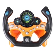Coherny Steering Wheel Toy Driving Controller Portable Driving Copilot Toy Educational Sounding Toy