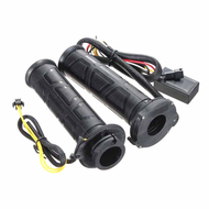 Universal 7/8Inch 22mm Electric Heated Grips Scooter Moped Bar Handlebar Hand Warmer Adjustable Hot 