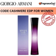 Giorgio Armani Code Cashmere EDP for Women (75ml) Eau de Parfum Purple [Brand New 100% Authentic Perfume/Fragrance]