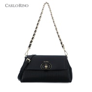 Carlo Rino Black Silvia Noir Shoulder Bag