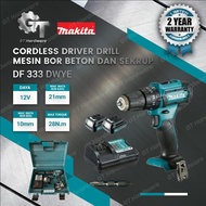 / DF333 Cordless Original' DWYE Makita Bor Baterai Drill Driver DF333d