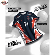 2025 Fresh Design Full Sublimation Volleyball Jersey Baju Jersey Lelaki Malaysia Team Outdoor Sports