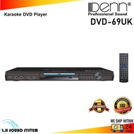 DENN DVD-69UK Karaoke DVD Player (With Mic Input &amp; Key Control)