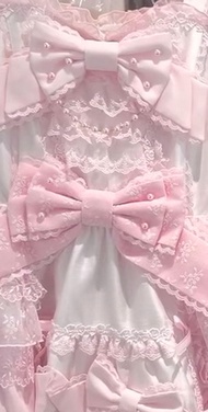 โลลิต้า เดรส สั่งทำพิเศษขายหมดไม่ได้เติมสินค้า โพลีเอสเตอร์ ซับใน Jsk คอปกอะนิเมะคอสเพลย์เครื่องแต่ง