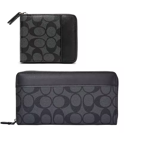 Leather Wallet Men RFID Blocking Bifold Front Pocket Wallet Minimalist Credit Card Holder Cash Money