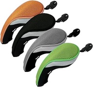Andux Golf Hybrid Club Head Covers Set of 4 Colorful Interchangeable No. Tag Mt/hy08