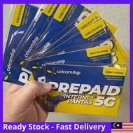 CelcomDigi Prepaid 5G Edisi Kuning High-speed Internet And Unlimited Call