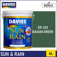 Davies Sun & Rain Acrylic Elastomeric Paint - Greens 4L