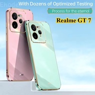 Casing For Realme GT 7 T 5G GT7 Pro 2025 Silicone Plating Soft Phone Case For RealmeGT7 GT7 GT7Pro G