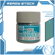Mr Hobby H332 - Aqueous Color (10ml) - Light Aircraft Gray BS381C/627