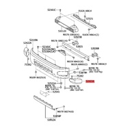 (YPSC) 1Pair Front Bumper End Cap Pad Cover 52422-35030 52423-35020 for Cruiser 2007-2014 Wrap Corne