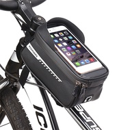 TINYAT Bike Phone Mount Bag Bike Front Frame Handlebar Bag Waterproof Bike Phone Holder Case Bicycle