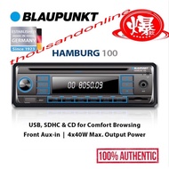 BLAUPUNKT HAMBURG 100 SINGLE DIN USB SDHC AUX-IN SD RADIO CAR CD STEREO PLAYER