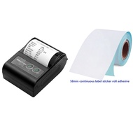 58mm continuous label sticker roll for 58mm mobile thermal printer