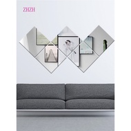 Home DIY HD Mirror Wall Sticker Full-length Self-adhesive Mirror for Kitchen Wall Home Wall