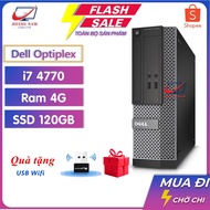 Cheap Synchronous Computer Case ️ Dell Optiplex 3020 Core i7 4770 Ram 4G / 120GB SSD -