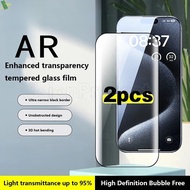 TEMU Set Of 2 High Definition Clear Tempered Glass Screen Protectors For Iphone 13, 14, 15, 16e, 16,