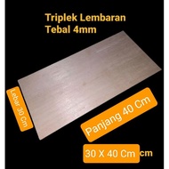 4mm plywood 30x40Cm