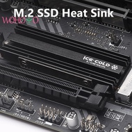 M.2 NGFF NVME 2280 SSD Heatsink with Silicone Thermal Pad for PS5 Desktop PC [wohoyo.sg]