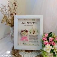 3D White Pop up Photo Frame Size 8R 20x25 cm + Acrylic Glass
