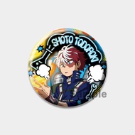 32/44/58mm My Hero Academia Animation Midoriya Izuku Bakugou Katsuki Brooches Pins Cartoon Round Bad