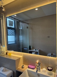 除霧、人體感應LED燈浴室鏡  Anti-fog mirror with human sensor led light