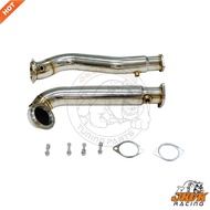 JKVK RACING Stainless Steel 304 3.0'' Catless Exhaust Downpipe For N54 Engine E60 5 Series 535i 535x