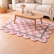 Custom pink chess carpet outlinebiru 120x60