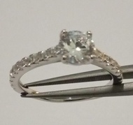 Ready Cincin Berlian Moisanit /zircon 2-3gram 9K Gold (White) plated Silver & Titanium Silver BEA23