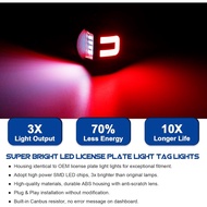 2pcs LED License Plate Light Tag Light Replacement for 1990-2014 F-150，1980-1999 F-250 F-350，1999-20