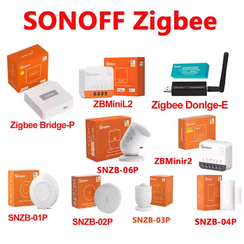 SONOFF Zigbee Bridge PRO ZBBridge Dongle-E SNZB01P SNZB02P SNZB03P SNZB04P SNZB06P Sensor ZBmini L2 