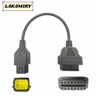 LAKAMIRY OBD2 Adapter Cable, Plug and Play 6 Pin to 16 Pin Motorcycle ECU Read Cable,  ABS Motorcycl