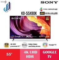 Sony 55" X80K KD-55X80K 4K Ultra HD | High Dynamic Range (HDR) | Smart TV (Google TV) - 2022 Model