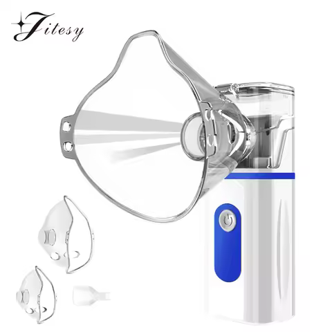 Portable Nebulizer Ultrasonic Mesh Nebulizer Mini Inhaler Ultrasonic Nebulizer Atomizer for Baby Kid