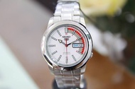 Seiko 5 Automatic White Men's Stainless Watch SNKK25K1