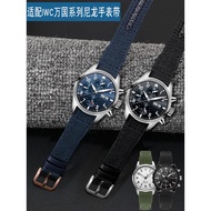 Suitable for IWC IWC Pilot Mark Series Portugal Waterproof Canvas Nylon Watch Strap