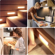 Wireless Motion Sensor Kitchen Cabinet Light Usb Rechargeable Magnetic Wardrobe Lamp