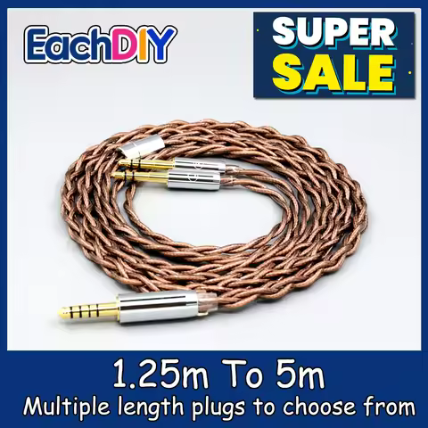 99% 24k Gold 7n Pure Silver Graphene Shield Earphone Cable For Kiwi Ears Ellipse Altruva Fiio FT5 FT