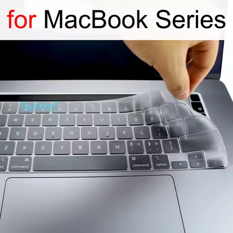 Keyboard Cover for Macbook Air 13 M5 M4 15 M3 11 Pro 13 14 M2 M1 Max Pro 16 15 12 Neo Silicone Prote