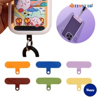 HS Universal Cellphone Back Hidden Type TPU Lanyard Pad/ Smartphone Chain Mounted Ancillary Card/ Po