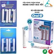 Set Of 4 Electric Toothbrush Heads For Oral B B B B Bucket, Minh House Soft Bristles