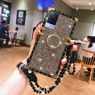 Samsung Galaxy Note20 /Note20+ /Note20 Ultra /Note10 /Note10+ /Note9 /Note8 Shockproof Anti-drop Light Luxury Fashion Hanging Chain Case Phone Cover