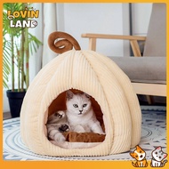 Pet Cat Dog Cute House Bed Mat Warm Soft Removeable Kennel Nest Pet Basket Tyteps Funny Fruit Pumpkin House For Cat Dog House Clearence Sale
