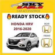 HONDA Car GOLD Colour Logo EMBLEM For HRV 2016-2020